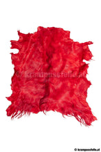 Lade das Bild in den Galerie-Viewer, Ziegenfell gefärbt, Haarlänge 10 cm