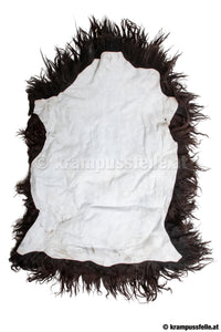 Heidschnuckenfell schwarz, Haarlänge 15 cm