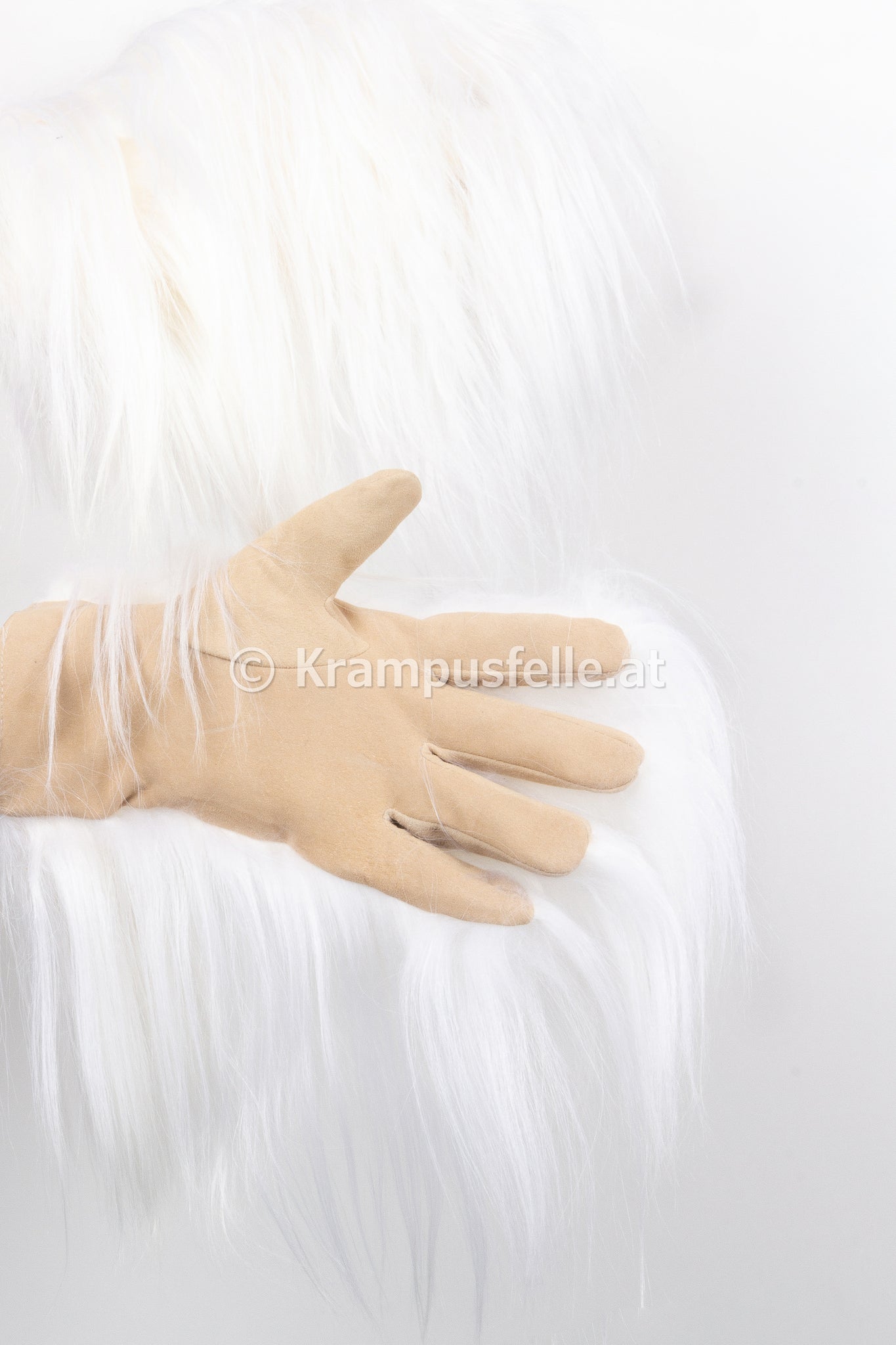 fellpflege-handschuh langhaar Echtleder Handschuhe Langhaar – krampusfelle