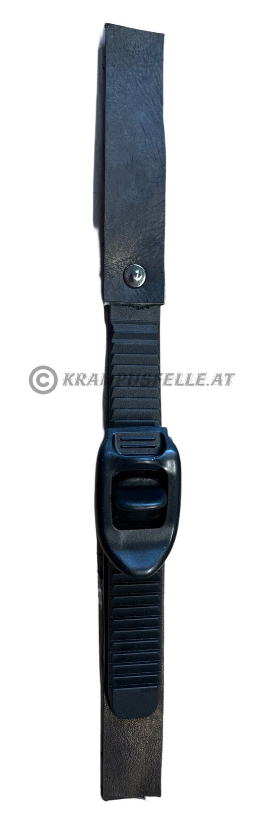 Maskenschnalle mit Leder